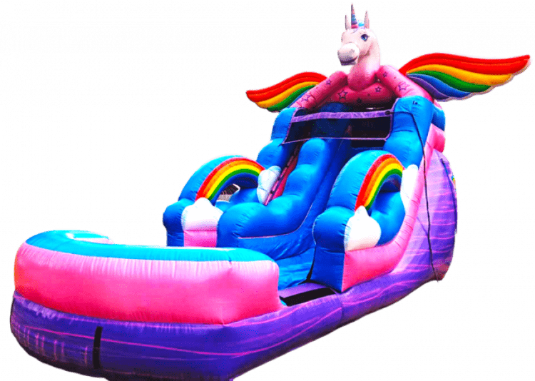 AL's 16' Unicorn Glitter Wet Slide