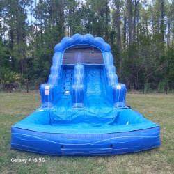 ffef050d 9d6e 47bd b223 e847d84ff9f8 1748222703 AL's 14' Blue Marble Slide